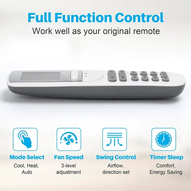 Alt view image 4 of 7 - YAA1FB Replacement Remote Control for Lennox AC Air Conditioner