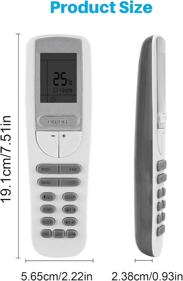 Alt view image 7 of 7 - YAA1FB Replacement Remote Control for Lennox AC Air Conditioner