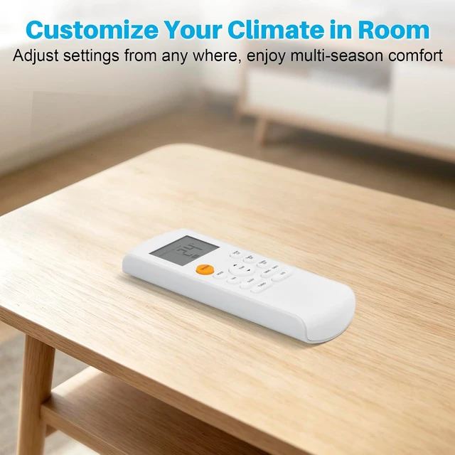 Alt view image 6 of 7 - Backlit Remote Control for Midea MRCOOL FRIMEC Klimaire AC Air Conditioner