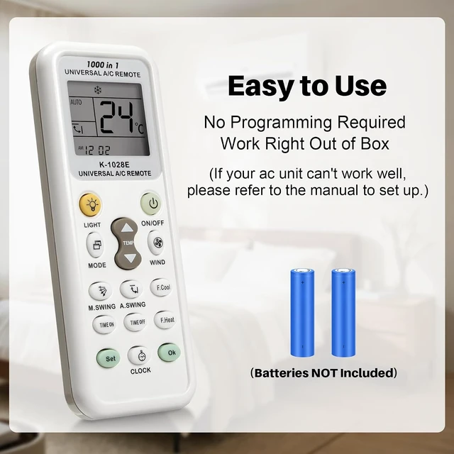 Alt view image 3 of 7 - Universal Air Conditioner Remote Control 1000 IN 1 for Most Brand AC Unit