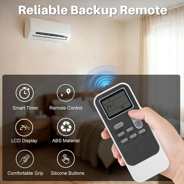Alt view image 3 of 7 - DG11J1-61 Replacement Remote Compatible with LG Portable Air Conditioner