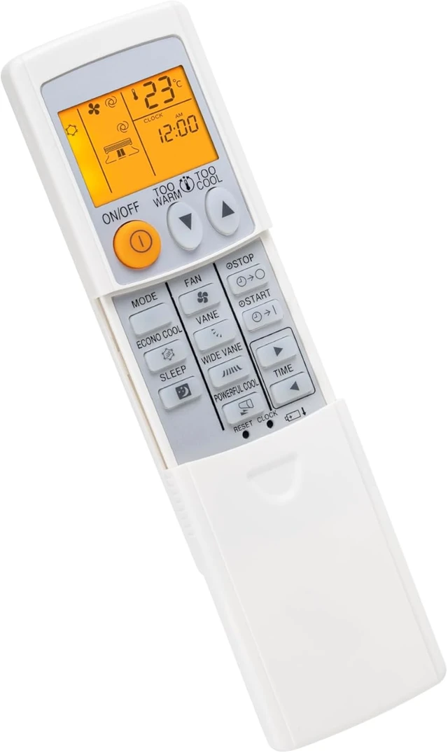 Alt view image 4 of 7 - Backlit Replaced Remote Control Compatible with Mitsubishi Air Conditioner
