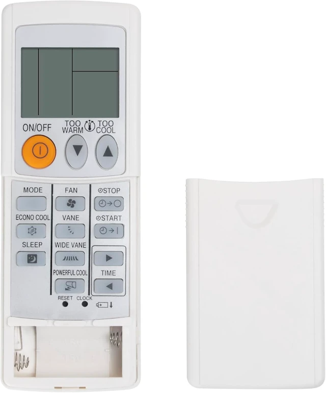 Alt view image 3 of 7 - Backlit Replaced Remote Control Compatible with Mitsubishi Air Conditioner