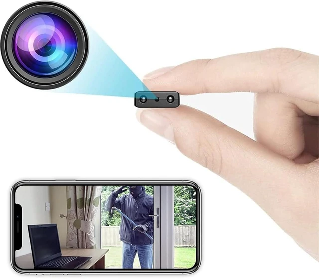 Main image of Mini Indoor Security Camera Wireless Home Camera Smart Small Outdoor WiFi Pet Cameras 1080P Tiny Nanny Cam Wide Angle Night Vision Home Indoor Outdoor Camara, No Need WiFi Camaras for House Security