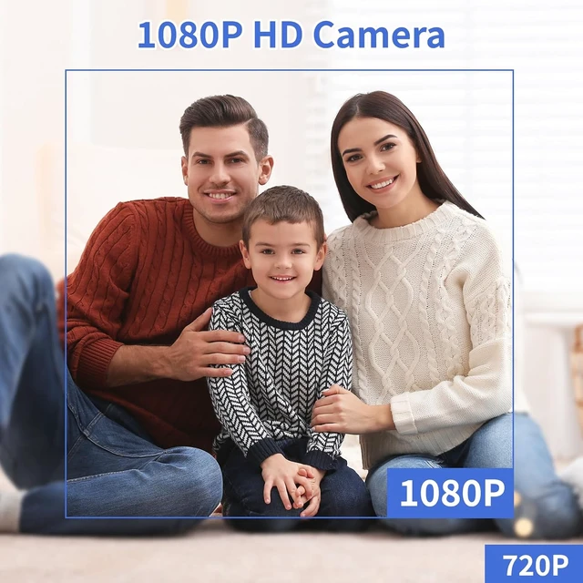Alt view image 7 of 7 - Mini Indoor Security Camera Wireless Home Camera Smart Small Outdoor WiFi Pet Cameras 1080P Tiny Nanny Cam Wide Angle Night Vision Home Indoor Outdoor Camara, No Need WiFi Camaras for House Security