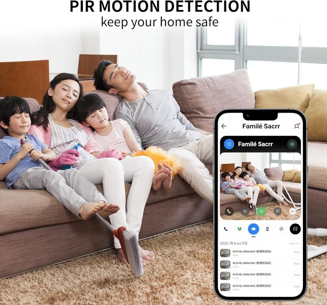 Alt view image 7 of 7 - 4K Mini Security Camera WiFi Wireless Camera Small Smart Portable HD Nanny Cam