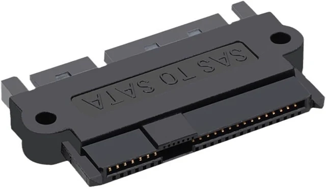 Alt view image 5 of 7 - SFF 8482 SAS to SATA Adapter Cable 7 Pin Data 15 Pin Power5