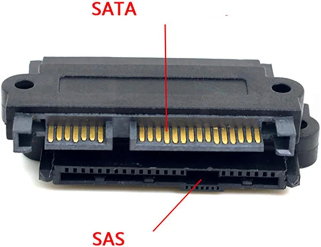Alt view image 4 of 7 - SFF 8482 SAS to SATA Adapter Cable 7 Pin Data 15 Pin Power5