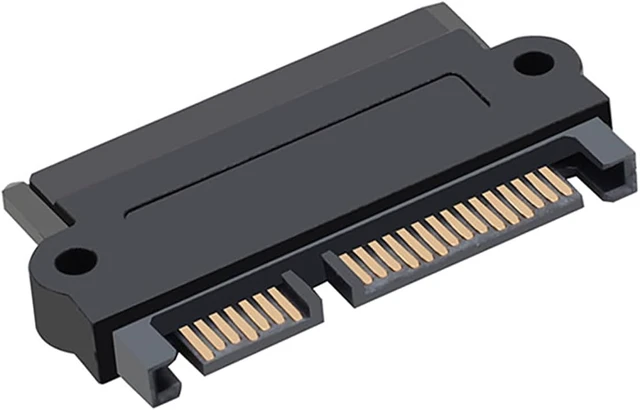 Alt view image 7 of 7 - SFF 8482 SAS to SATA Adapter Cable 7 Pin Data 15 Pin Power5