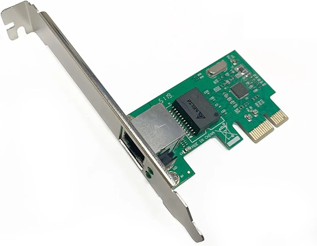 Main image of PCIe X1 to RJ45 Gigabit Ethernet Network Card 1000Mbps Wired LAN Adapter for Desktop PC Compatible with Wins XP Vista 7