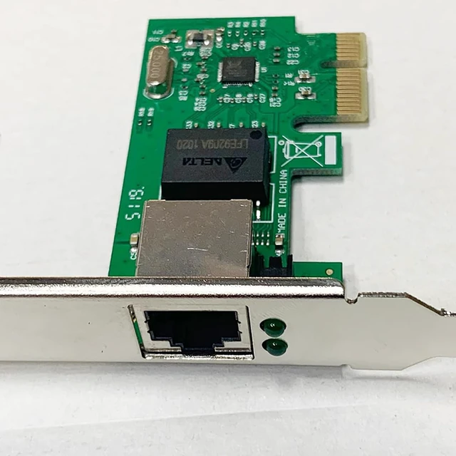 Alt view image 4 of 7 - PCIe X1 to RJ45 Gigabit Ethernet Network Card 1000Mbps Wired LAN Adapter for Desktop PC Compatible with Wins XP Vista 7