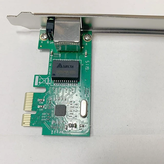 Alt view image 7 of 7 - PCIe X1 to RJ45 Gigabit Ethernet Network Card 1000Mbps Wired LAN Adapter for Desktop PC Compatible with Wins XP Vista 7