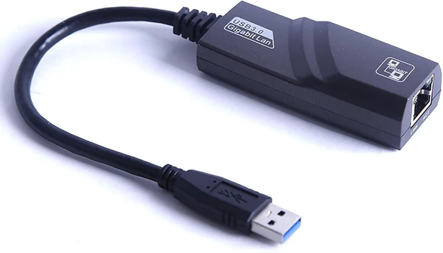 Alt view image 3 of 7 - USB 3.0 to RJ45 Gigabit Ethernet Adapter 1000Mbps Wired Network LAN Adapter Plug and Play for Laptop Desktop and Ultrabook
