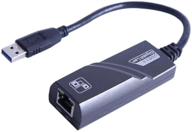 Alt view image 7 of 7 - USB 3.0 to RJ45 Gigabit Ethernet Adapter 1000Mbps Wired Network LAN Adapter Plug and Play for Laptop Desktop and Ultrabook