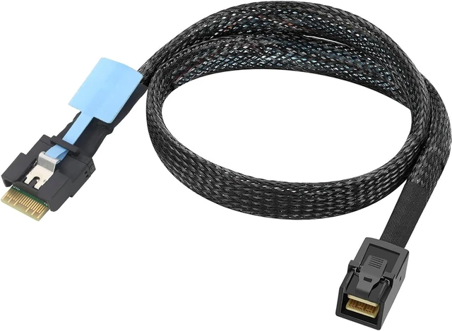 Main image of SlimSAS SFF 8654 4i to Mini SAS HD SFF 8643 Cable Server1m/39.37in