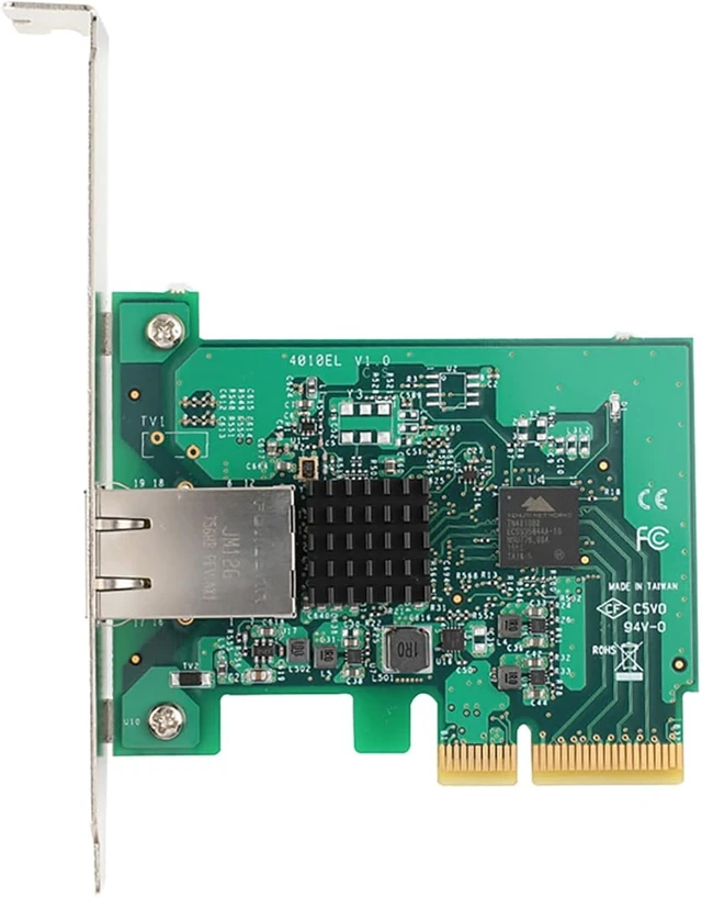 Alt view image 6 of 7 - PCIe X4 to 10G RJ45 Ethernet Network Card for Desktop and Server, PCI Express 2.0 x4 10G/5G/2.5G/1G/100M RJ45 Adapter 10 Gigabit LAN NIC with Jumbo Frame & Link Aggregation Support