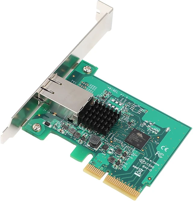 Alt view image 5 of 7 - PCIe X4 to 10G RJ45 Ethernet Network Card for Desktop and Server, PCI Express 2.0 x4 10G/5G/2.5G/1G/100M RJ45 Adapter 10 Gigabit LAN NIC with Jumbo Frame & Link Aggregation Support