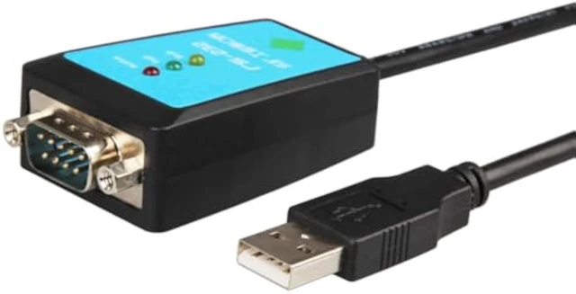 Alt view image 6 of 7 - USB to RS232 Serial Cable 1.8M FTDI Chipset DB9 COM Port Converter Adapter, Industrial-Grade USB to Serial Converter with Surge & ESD Protection, Compatible with Windows/Linux/Mac OS