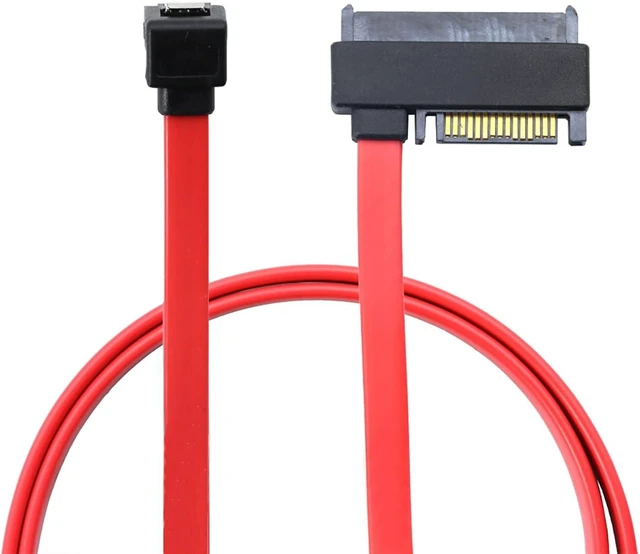 Main image of SAS SFF-8482 29+15P to SATA 7P Female 90 Degree Data Cable with Clip 26AWG 6Gbps High Speed Server Internal Cable (0.5M)
