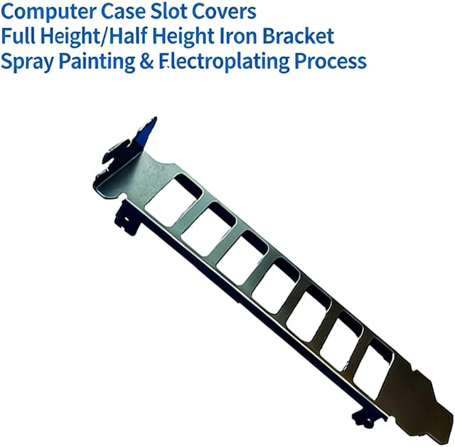 Alt view image 4 of 6 - USB 3.0 Expansion Slot Bracket Adapter 7 Port Full Height Metal PCI Case Mount for Desktop PC
