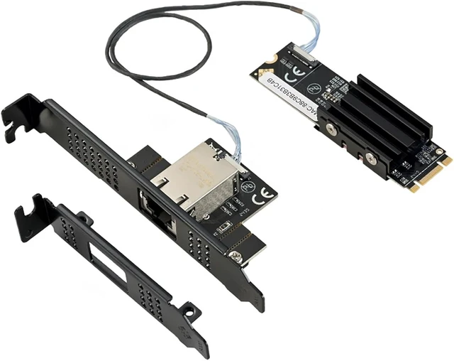 Main image of IO-M2F113-GLAN M.2 B+M Key to 10G RJ45 Net Work Card Adapter Support Desktop, Servers, NAS Soft Routing