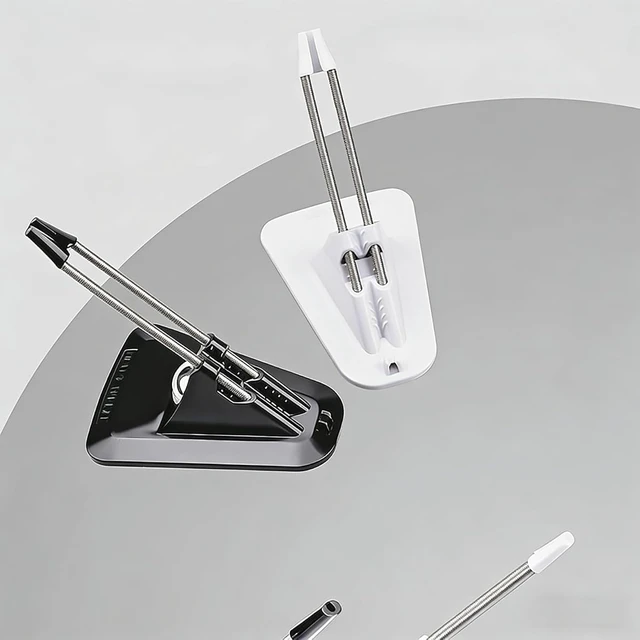Alt view image 7 of 7 - Gaming Mouse Bungee Cable Holder Desktop Mouse Cord Organizer for Smooth Mouse Movement (White)