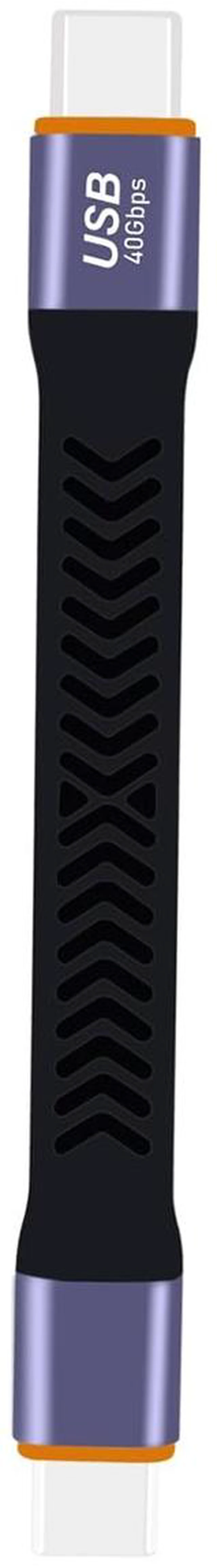 Main image of PH-FCC1040 USB-C Data Cable 40Gbps High-Speed Transfer Card USB 3.2 Gen 2 Female to Female Flexible Flat Short Adapter