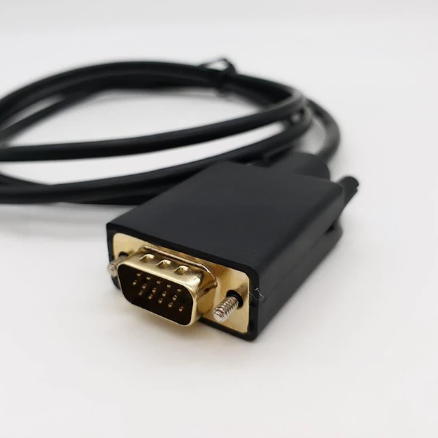 Alt view image 3 of 7 - 1.5m Standard HDMI-Compatible to VGA Cable Compatible with HDMI1.1/1.2/1.3 HDCP1.0/1.1/1.2 (2)