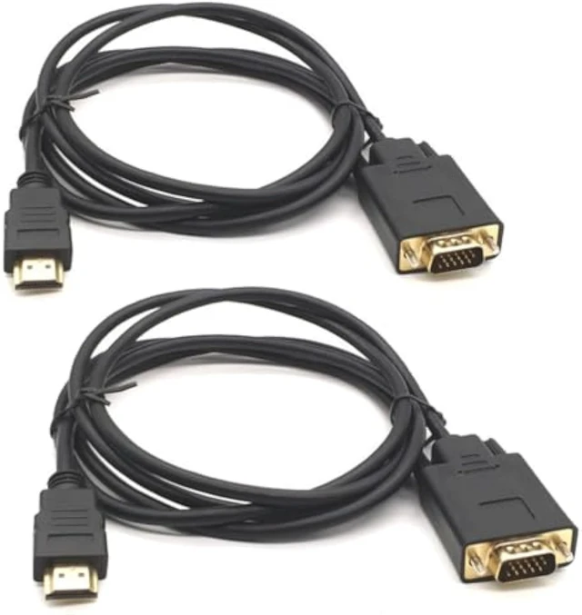 Alt view image 5 of 7 - 1.5m Standard HDMI-Compatible to VGA Cable Compatible with HDMI1.1/1.2/1.3 HDCP1.0/1.1/1.2 (2)