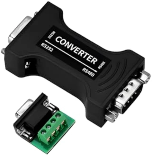 Alt view image 6 of 7 - RS232 to RS485 / RS422 Serial Converter Header 9-pin Com Port Adapter with 4 Position Terminal Block Anti-Surge
