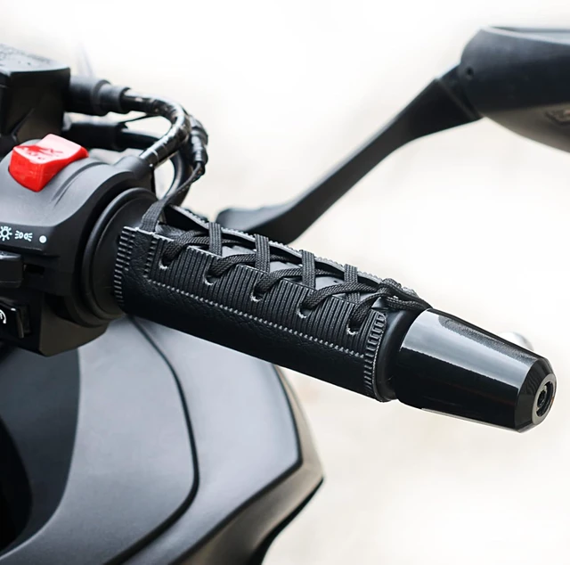 Alt view image 7 of 7 - USB Heated Motorcycle Handlebar Grips 5V with 3-Level Temperature Control Anti-Slip PVC Hand Warmers with Waterproof Switch, Straps, Plug-and-Play for Motorbikes, Scooters, and ATVs