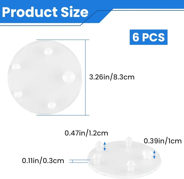 Alt view image 2 of 7 - 3'' Toilet Tank Silicone Flapper Seal Gasket for Vormax, 6 Pack