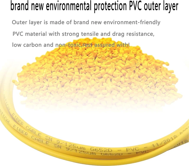 Alt view image 6 of 7 - GELRHONR SC to SC Fiber Optic Patch Cable,SC/UPC - SC/APC - SM Singlemode Simplex Fiber Optic Jumper Cord with 2 SC to SC UPC and 2 APC Fiber Coupler Flange Adapter Connector 2M-2 Pack