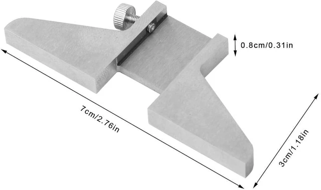 Alt view image 2 of 7 - Acogedor Steel Depth Gauge Base, Attachment for Dial Digital Caliper
