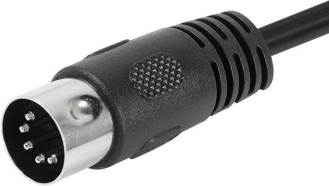 Alt view image 4 of 7 - SinLoon 59inch MIDI Din Extension Cable,MIDI 5-Pin DIN Male to Female Audio MIDI/at Adapter Cable for MIDI Keyboard (Synthesizer, Organ, Electric Piano, MIDI Guitar (D5P M-F,1.5meter)