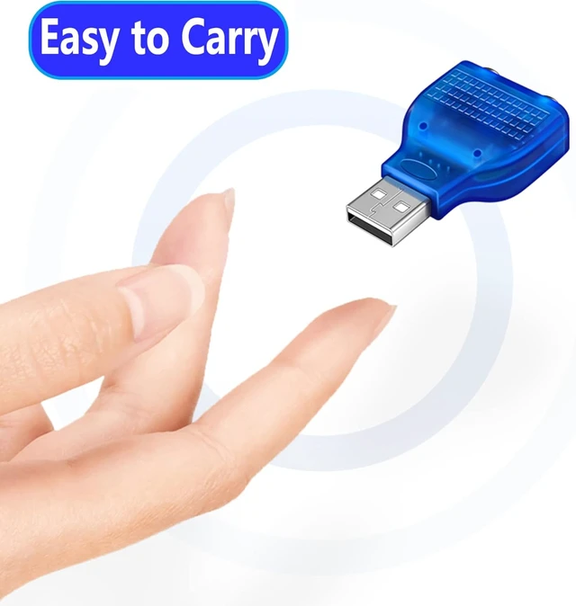 Alt view image 4 of 7 - GELRHONR USB to PS2 AdapterUSB to Dual PS/2 Keyborad & Mouse Converter Cable for Laptop PC Computer - Blue 2 Pack