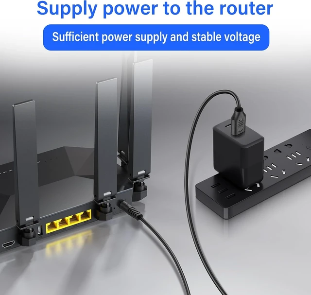 Alt view image 3 of 7 - SinLoon USB to DC 5.5x2.5mm Power Cord 5V 3A 10FT, 2Pcs 5.5mm Barrel Jack Charging Cable for Laptops/Security Systems/LED Strips/Routers