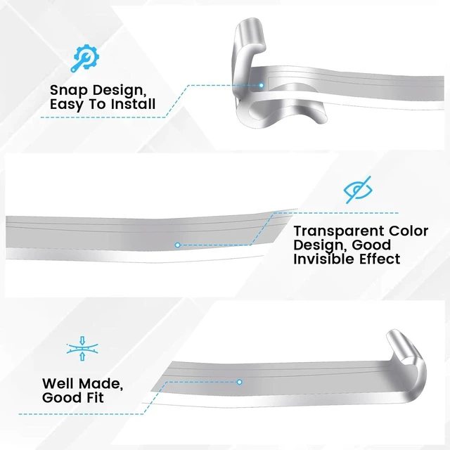 Alt view image 4 of 7 - 24 Pcs 3.25 Inch Valance Clips for Window Blinds Clips Replacement