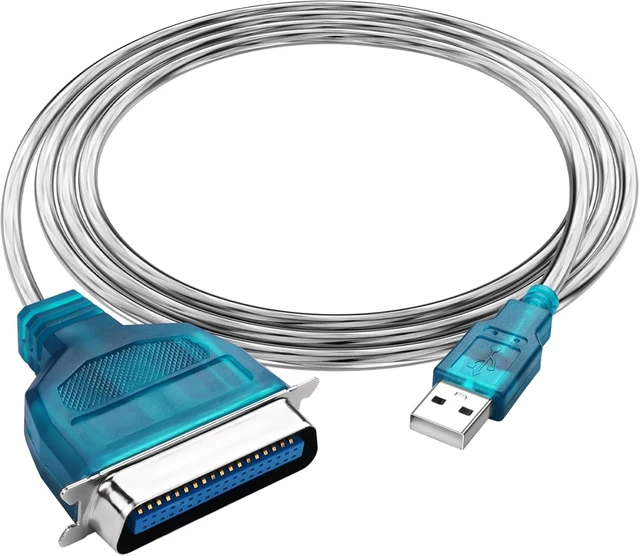 Main image of SinLoon USB to Parallel Port Adapter USB to IEEE1284 CN36 Parallel Printer Cable Adapter for Printer (4.6FT)