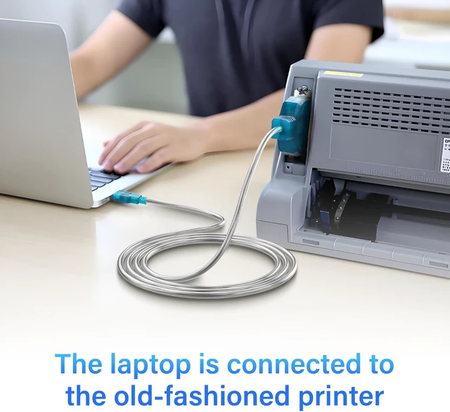 Alt view image 3 of 7 - SinLoon USB to Parallel Port Adapter USB to IEEE1284 CN36 Parallel Printer Cable Adapter for Printer (4.6FT)
