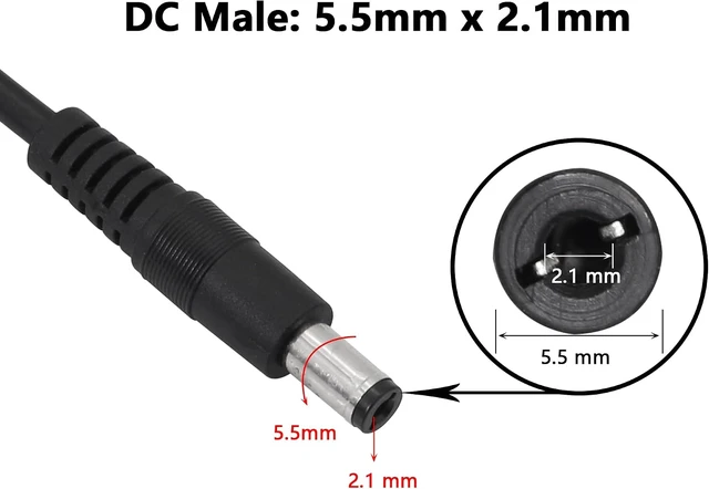 Alt view image 2 of 7 - SinLoon USB 5V to DC 5.5mm x 2.1mm 12V Converter Step Up, Voltage Converter Power Cable, for Camera, Desk lamp, Speakers, Blue Tooth Headset, and Other 5V Devices.(1.6M/5.25FT