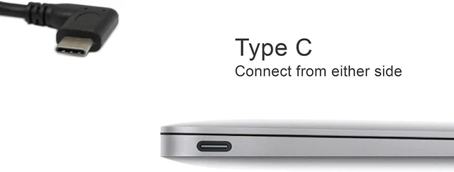 Alt view image 5 of 7 - USB C OTG Cable,Type C 3.1 Male Cable,SinLoon High Speed USB 3.0 (Type A) Female to USB 3.1 C (Type C) Male Left or Right 90 Degree Angle OTG Sync & Charge Converter Adapter Cable Cord(3.0F-CM,7inch)