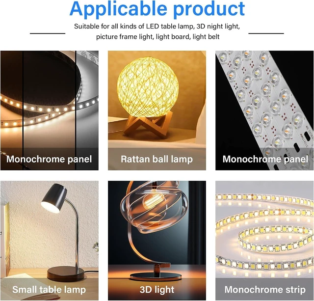 Alt view image 6 of 7 - SinLoon USB Male with On/Off Switch to DC35135 Male Cable, USB 2.0 to DC 3.5mm x 1.35mm 6-Speed Dimming Switch Power Cable, for LED Strips Little Table Lamp and Other 5V Devices 5Pcs 1.5M/4.9FT