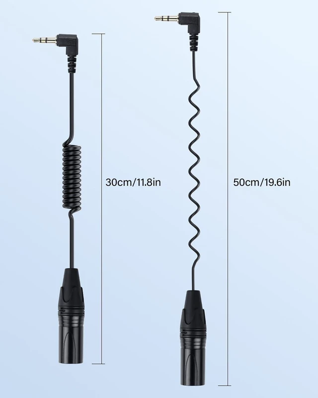 Alt view image 6 of 7 - SinLoon 3.5mm Stereo Mini Jack to XLR Male Microphone Cable Mini Jack Aux Audio Cable 1/8 Inch Gold Plated to Mono XLR Male for Mobile Phone, Laptop-0.5M (3 Pin Male)