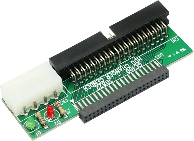 Main image of SinLoon 2.5 to 3.5 IDE Adapter,2.5 Inch 44 Pin Hard Disk Drive Laptop IDE to 40 Pin 3.5 Inch Desktop PC PATA Port Converter Card Adapter(IDE 2.5 to 3.5)