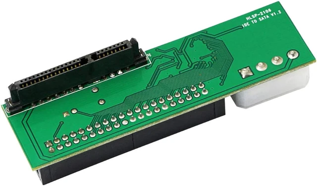 Alt view image 2 of 7 - SinLoon SATA Female to 40 pin Male 3.5 inch IDE Adapter for PC and Mac Computer to SATA Hard Drive Interface Adapter(SATA F/3.5 M Big)