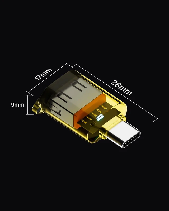 Alt view image 7 of 7 - SinLoon USB to USB C Adapter PD 120W Type-C Male to USB-A Female Adapter 10Gbps Data Transfer & Fast Charging Compatible with Laptop, Phone, Tablet & PC, 2 Pack (C Male to A Female)