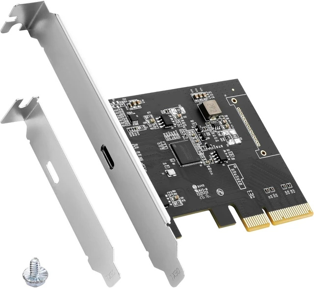 Main image of SinLoon PCIe x4 to USB C 3.2 Gen2 Card 20Gbps, ASM3242 Controller for PC