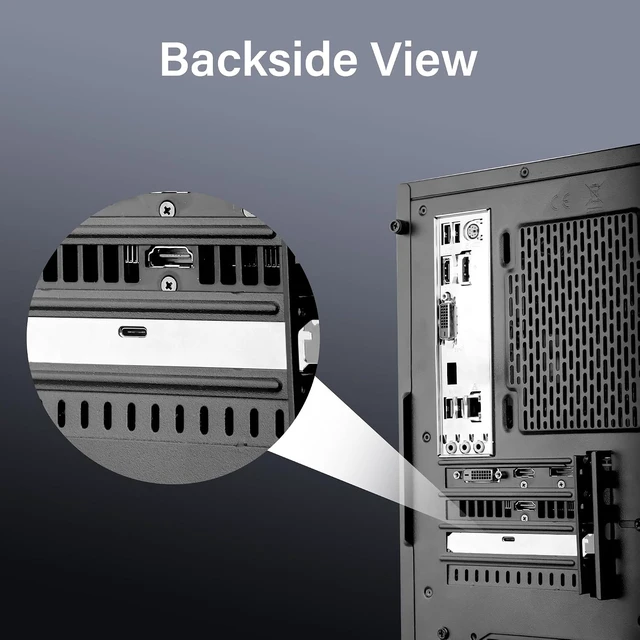 Alt view image 5 of 7 - SinLoon PCIe x4 to USB C 3.2 Gen2 Card 20Gbps, ASM3242 Controller for PC