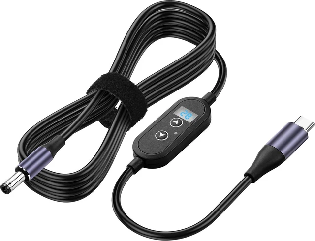 Main image of SinLoon PD 140W USB C to DC5525 Converter Cable 1.2M/3.93Ft